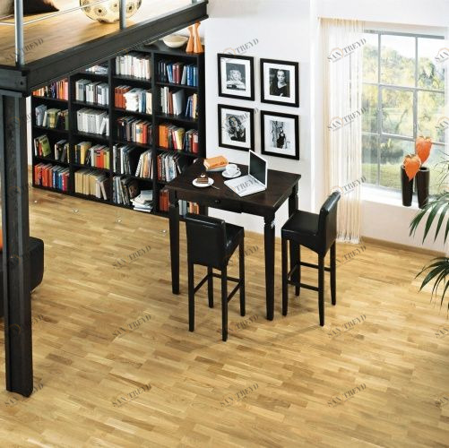 Паркетная доска Maestro Club Symphony-3 7048 Дуб Натур (Гладкая) 2283х194 мм 3600200022