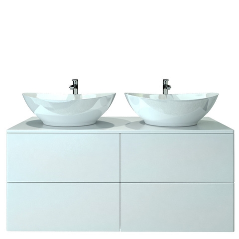 Orange Ot-130TuMDF Тумба подвесная Otto без раковин Белый sun-id-1517191 - Вид №1