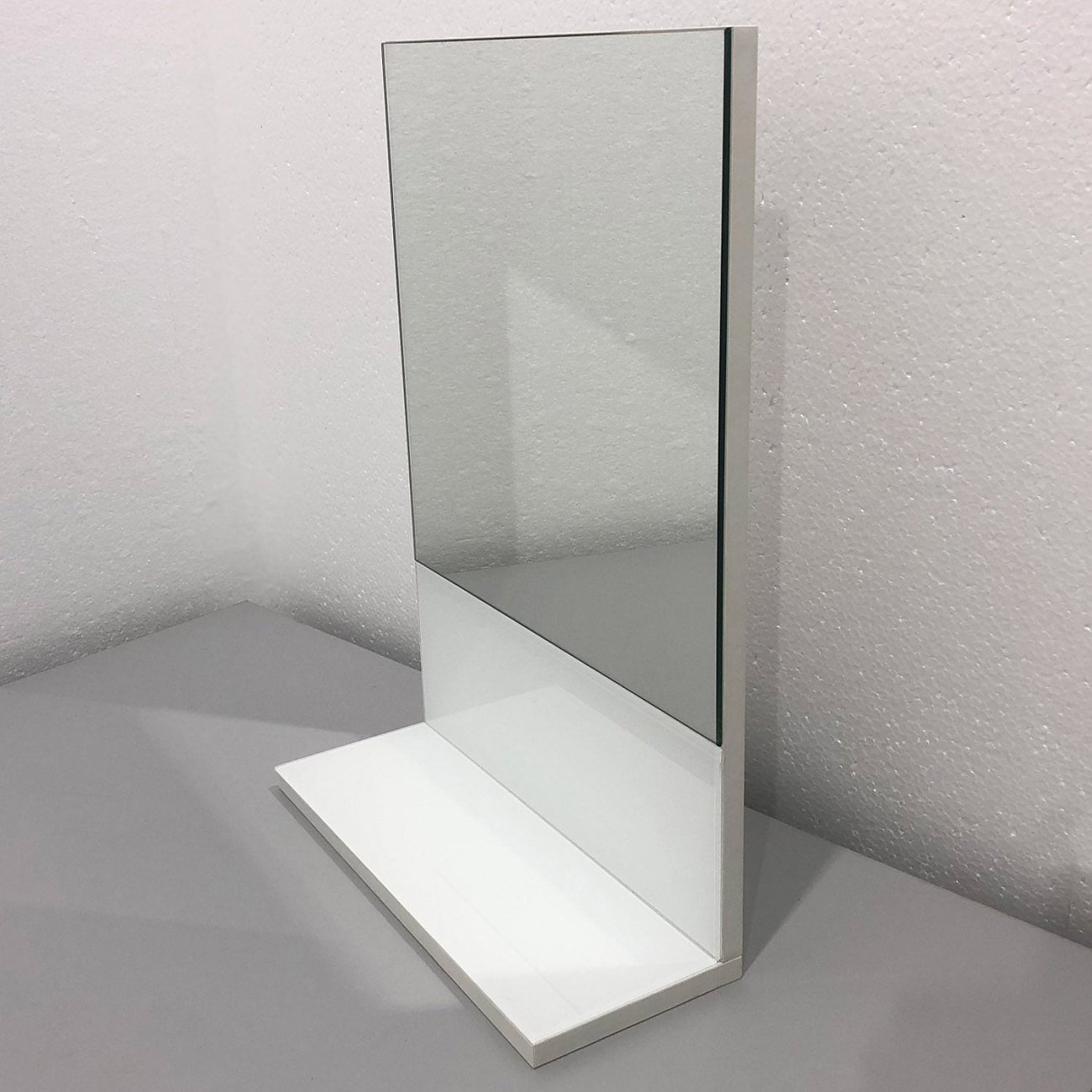 Зеркало с полкой прямоугольное белое "Нит" GRAUM ДИЗАЙНЕРСКИЕ 304095 Белый  - Вид №5