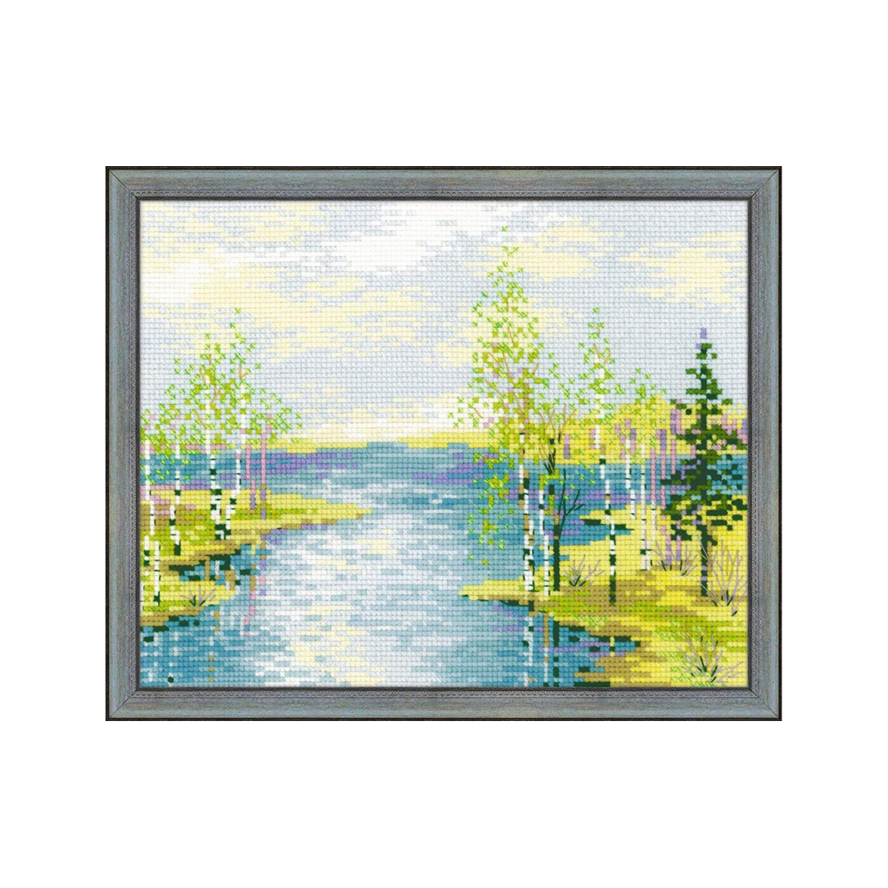 1605 Набор для вышивания Паводок 24 х 30 см RIOLIS Сотвори Сама 