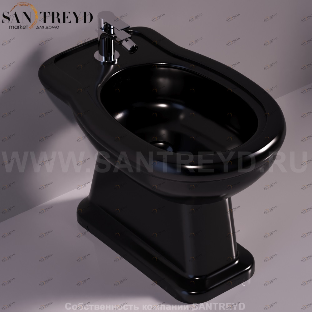 LA04NERO Биде напольное Lante Simas