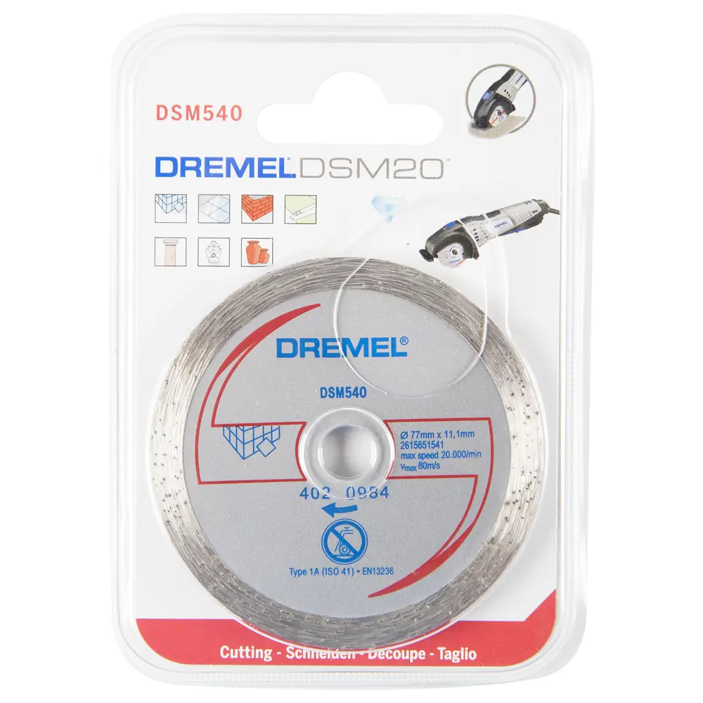 Диск отрезной алмазный для Dremel DSM20 77х11.1 мм STLM-2113423 - Вид №1
