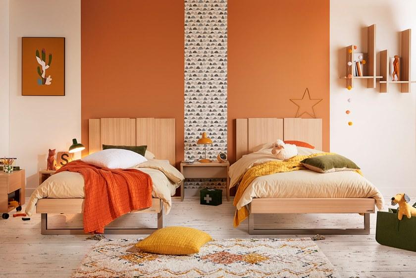 GAUTIER Односпальная кровать из меламина  1a15100  - Вид №1