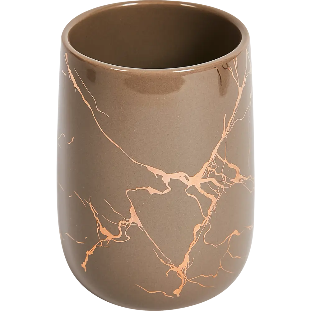 Стакан для зубных щёток Swensa Stage керамика цвет бежевый STLM-2010183