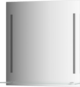 BY 2163 Зеркало с полочкой 70 cm с 2-мя встроенными LED-светильниками 11 W EVOFORM Ledline-S