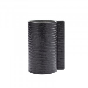 98813 CROCO black ваза для цветов 11х20см;LIND DNA