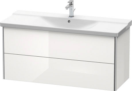 XS418308989 XSquare Тумбочка подвесная Фланелево-серый глянцевый лак Duravit - Вид №2