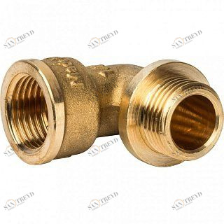 Угольник ВН с упором 1/2" латунь STOUT SFT0015000012