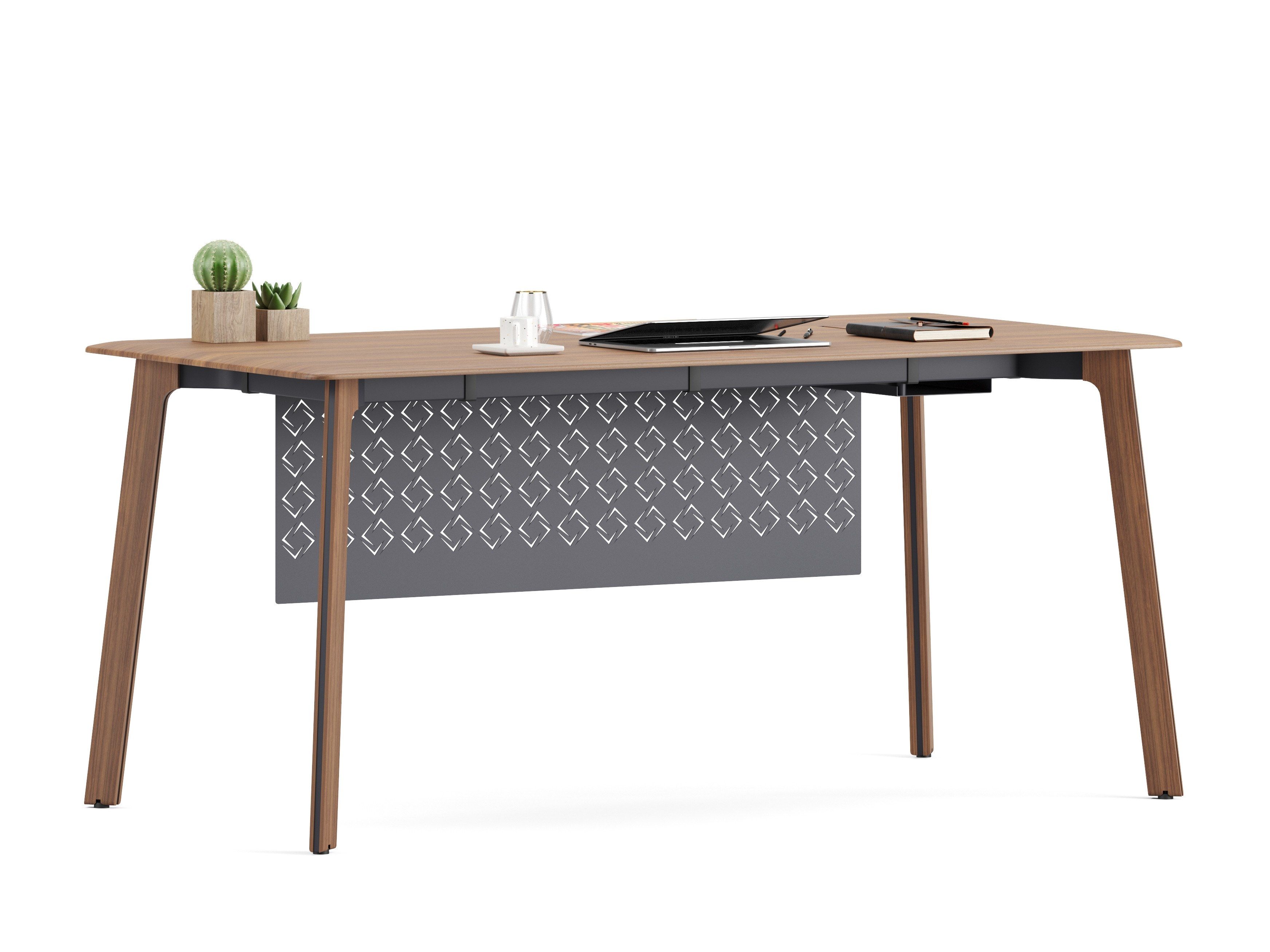 Деревянный прямоугольный рабочий стол с системой люверсов Ersa тощий ARCH-00142826 - Вид №2