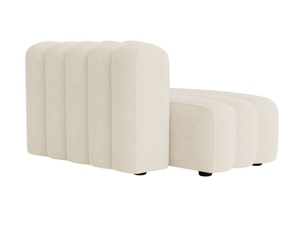 Кресло из ткани living с короткими подлокотниками NORR11 STUDIO LOUNGE SMALL ARCH-00017157