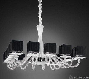 Italamp 328/16 cromo/paral bianc Metropolitan люстра подвесная