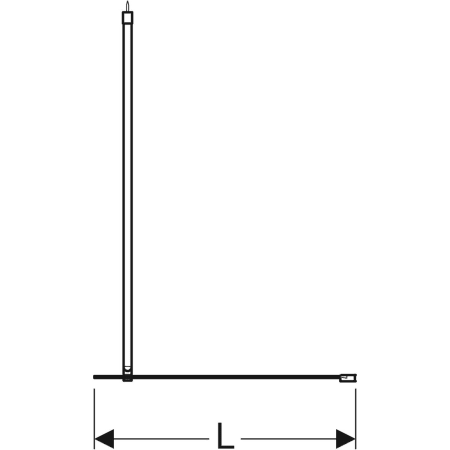 500.945.00.5 Душевая боковая перегородка IDO Showerama 10-20 Geberit  - Вид №2