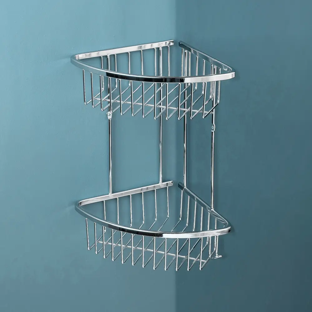 Полка для ванной комнаты Verran двухъярусная, 25x30x19.5 см STLM-2034553 - Вид №6