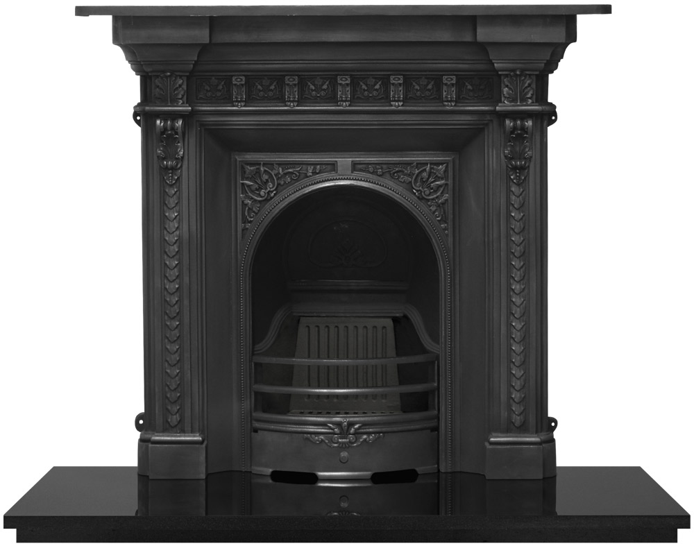 RX094 Чугунный комбинированный камин Melrose Сarronheating  - Вид №2