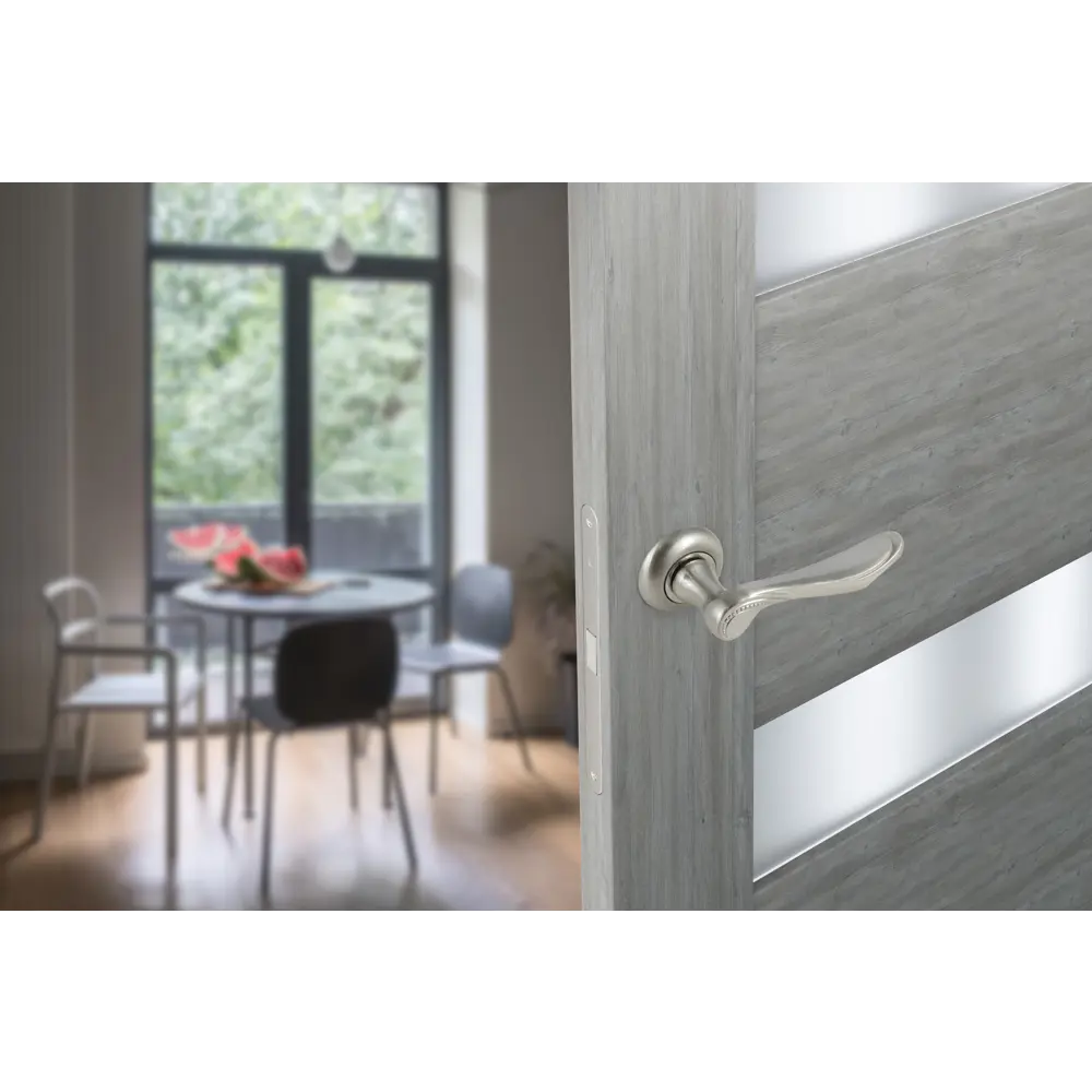 Дверные ручки EDSON EDS-12H-R1 в стильном никелевом исполнении 85168617 STLM-0059343 - Вид №7