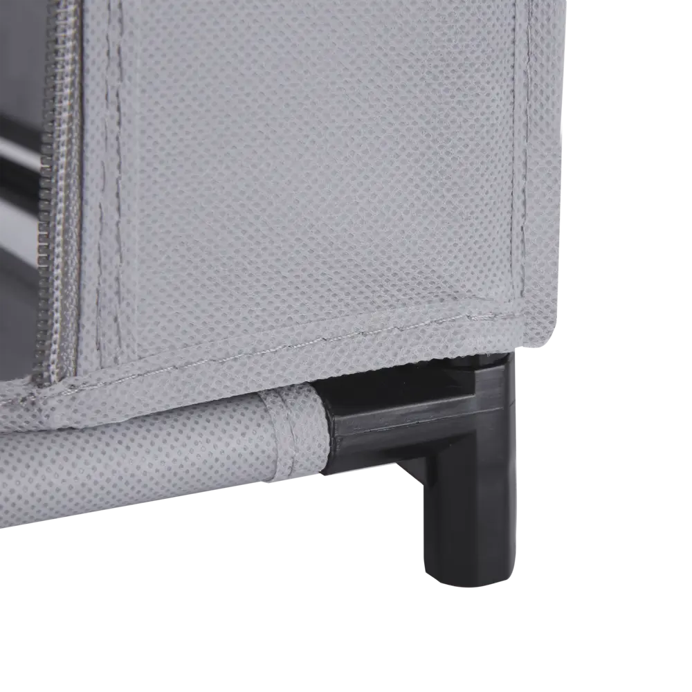 Стеллаж для обуви Spaceo 160x60x35 см 9 полок металл/нетканый материал цвет гранит STLM-2153689 - Вид №7