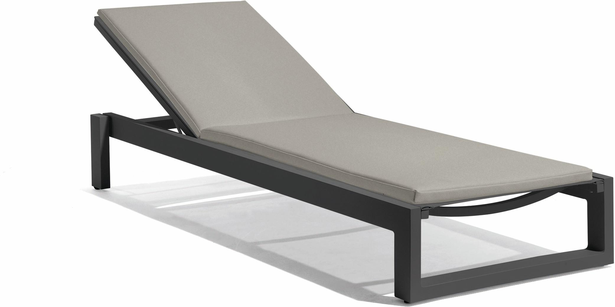 MNST1126 Шезлонг лава f10 текстиль черный Manutti Fuse