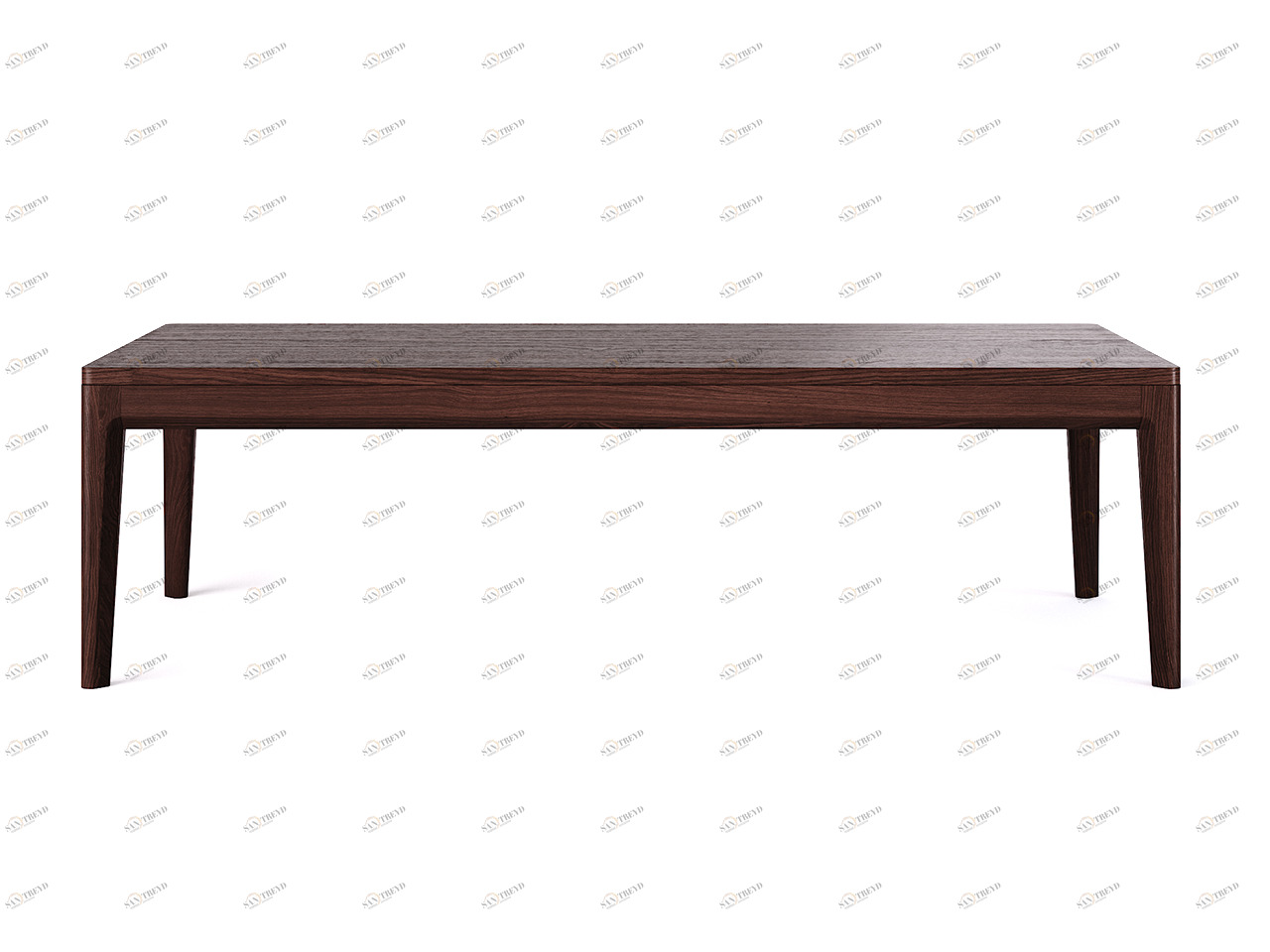 Журнальный столик прямоугольный 120 см темный дуб Case №4 THE IDEA  210101 Коричневый 