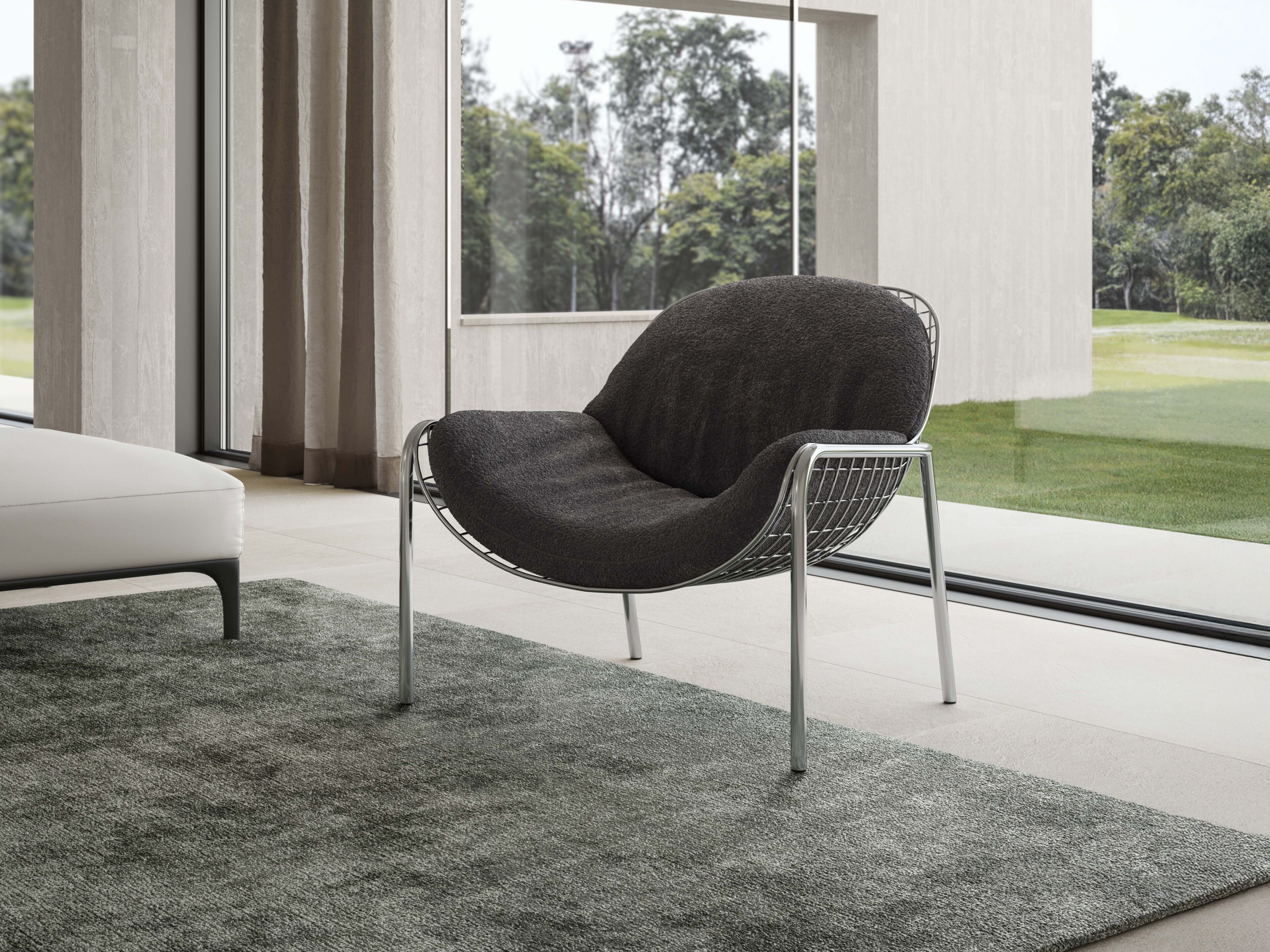 Кожаное кресло с подлокотниками Natuzzi Italia LAVE ARCH-00114935 - Вид №4