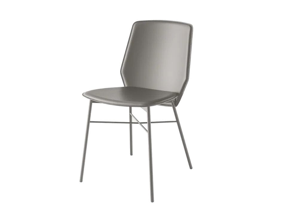 Восстановленный кожаный мягкий стул Connubia SIBILLA ARCH-00099687