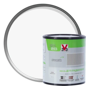 Краска для радиаторов V33 Decolab цвет белый 0.5 л