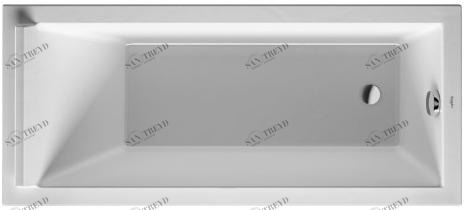 Duravit Прямоугольная акриловая ванна Starck 700333