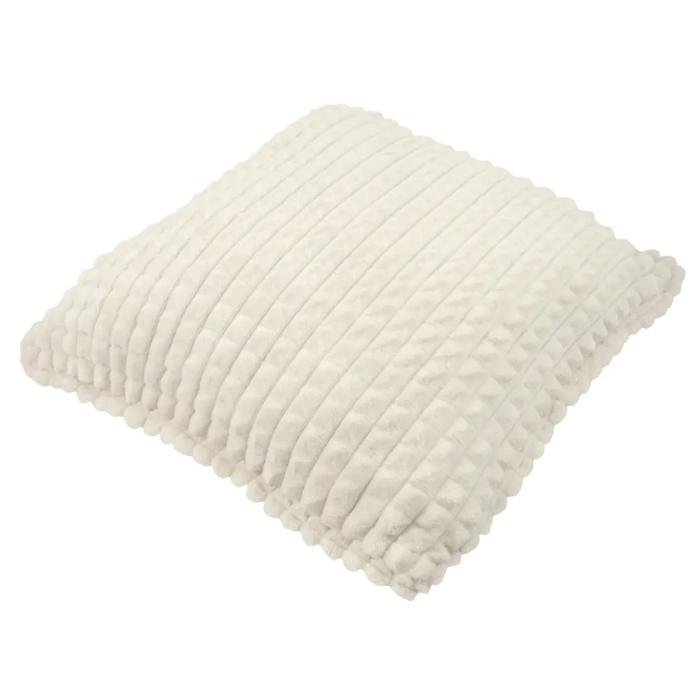 Подушка декоративная Плюш 40х40 см кремовая LINEN WAY STLM-2004099 - Вид №1
