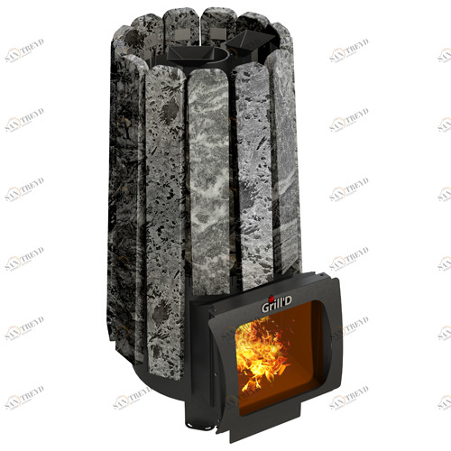Печь для бани GRILL'D Cometa 180 Vega Short Window Max Stone с закрытой каменкой 5888