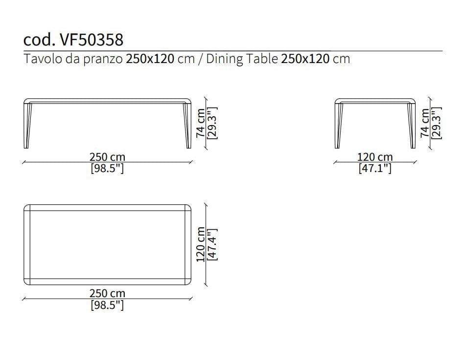 Деревянный обеденный стол Vittoria Frigerio RUBINI ARCH-00048757 - Вид №6