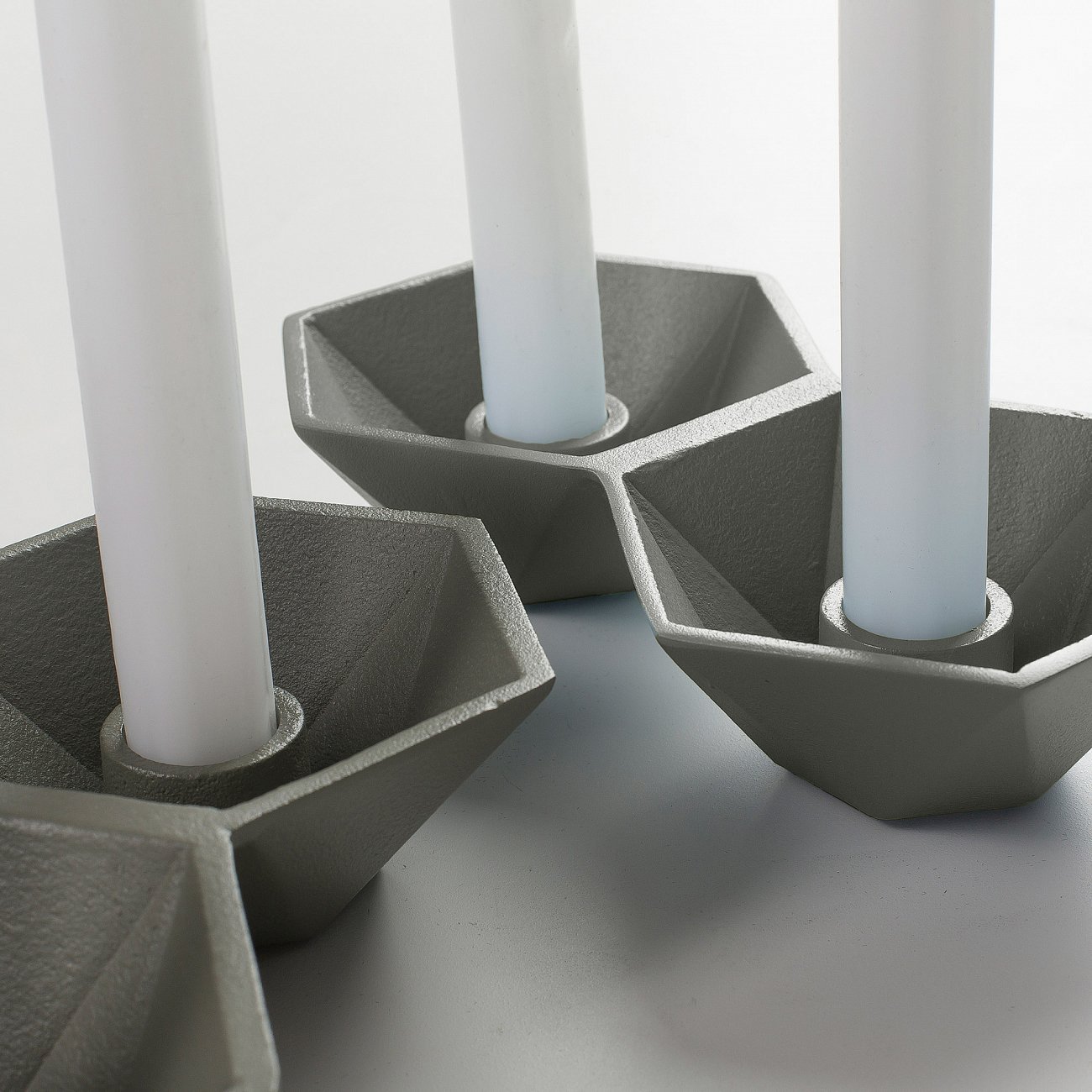 Подсвечники металлические 2 шт зеленые Tolks от La Forma LA FORMA  342939 Зеленый  - Вид №2