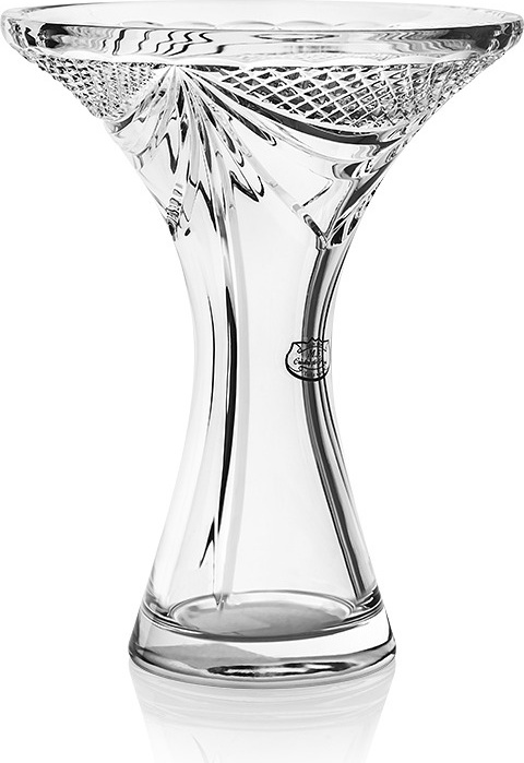 10602948 Cristal de Paris Ваза Cristal de Paris 25см "Ламбрекен" Хрусталь 
