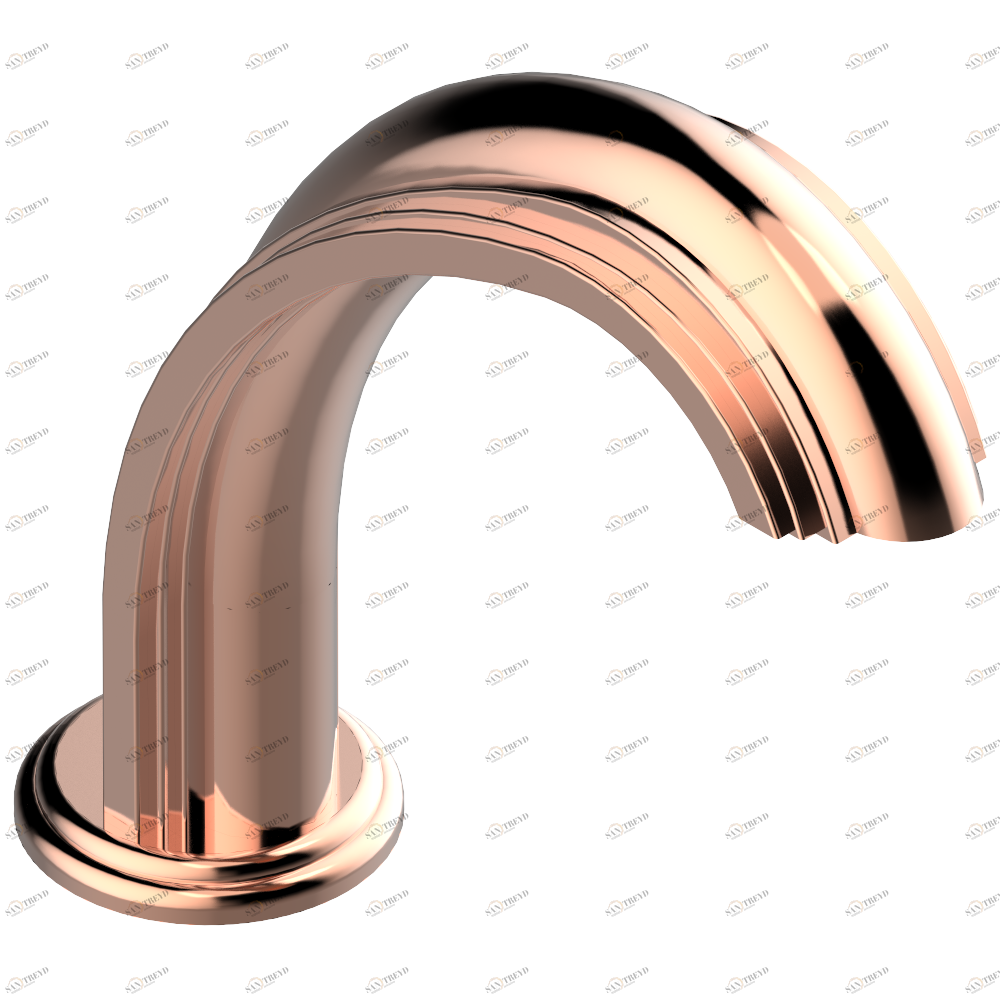 A1U-29SGI Излив ¾ дюйма СУПЕР ГОЛИАФ устанавливаемый на борту ванны с переключателем Thg-paris Cheverny с красной яшмой Розовое золото A1U 29SGI CAT.F