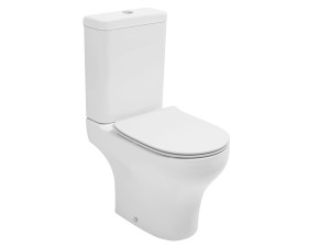 Цельный туалет в напольном стекле