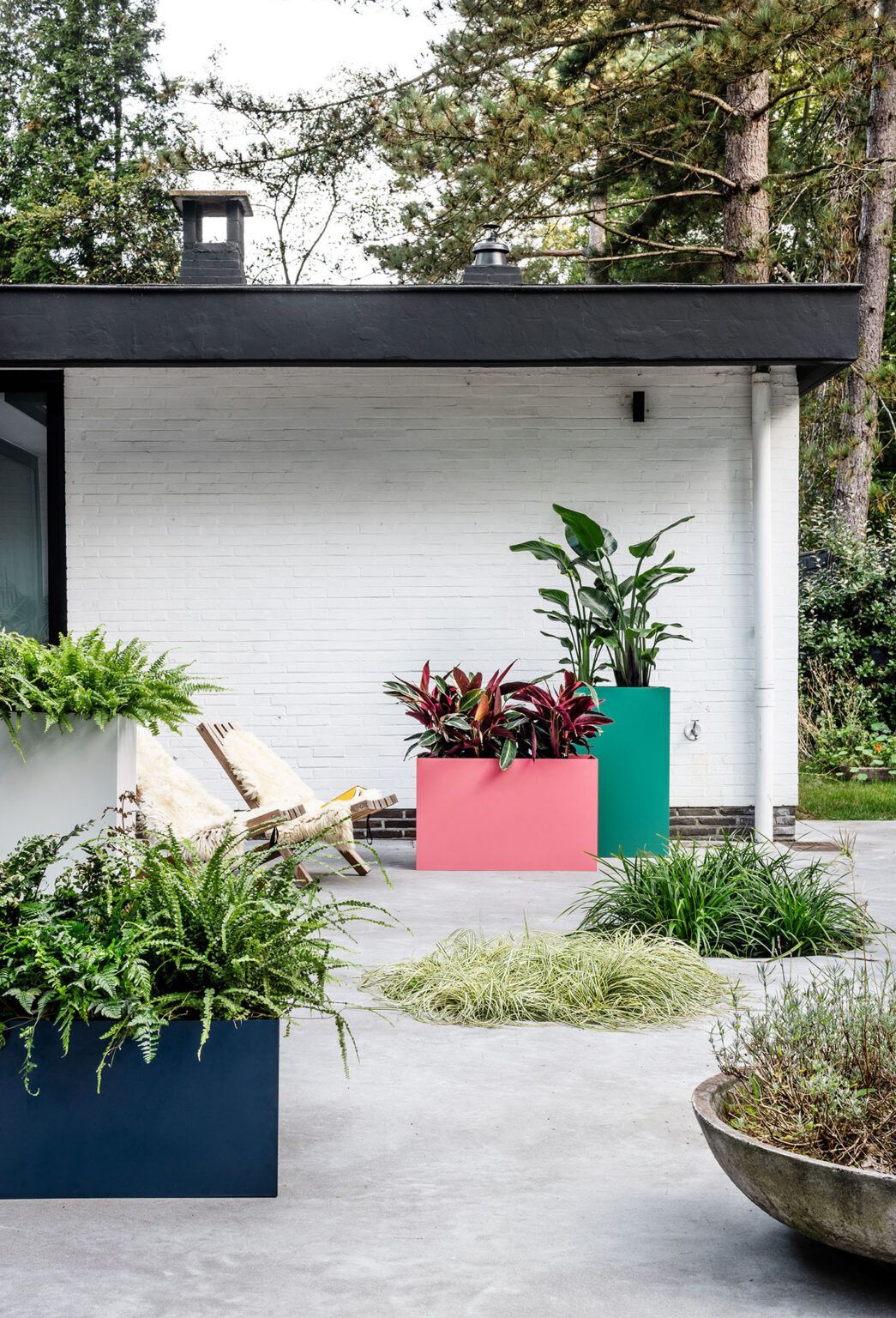 Прямоугольная алюминиевая плантатор с порошковым покрытием SIXINCH PLANTER ARCH-00109030 - Вид №17