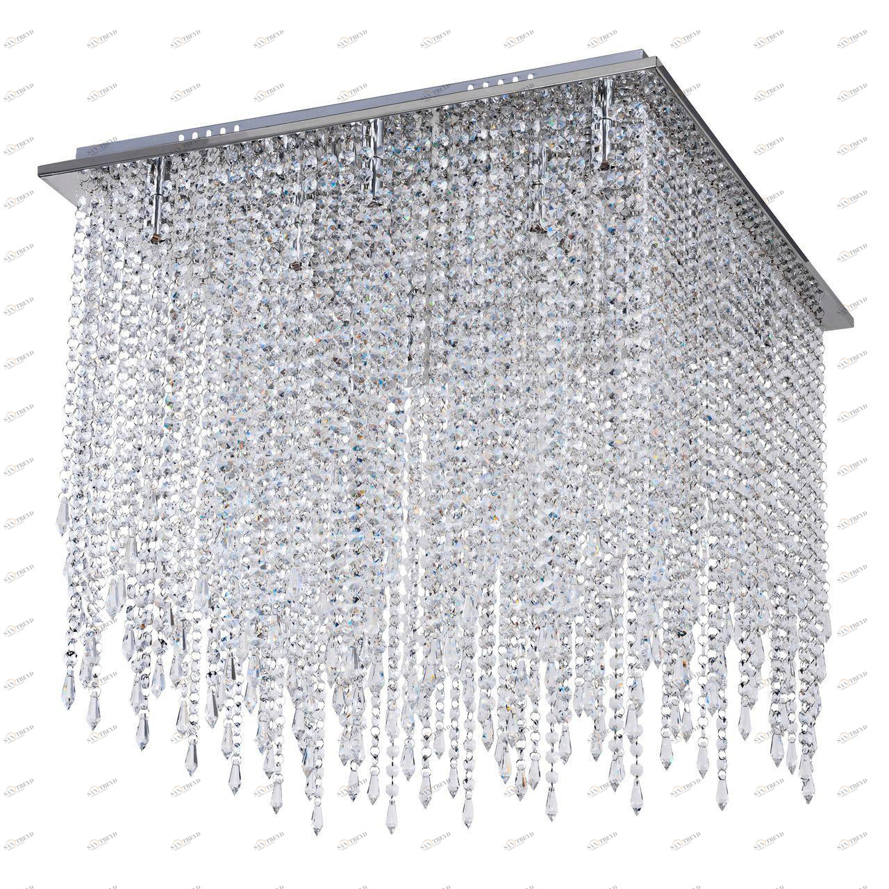 Дизайнерский потолочный светильник Spot Light Euphoria 5971328 SPOT LIGHT ДИЗАЙНЕРСКИЕ, КАСКАДНЫЕ 103123 Прозрачный;хром 