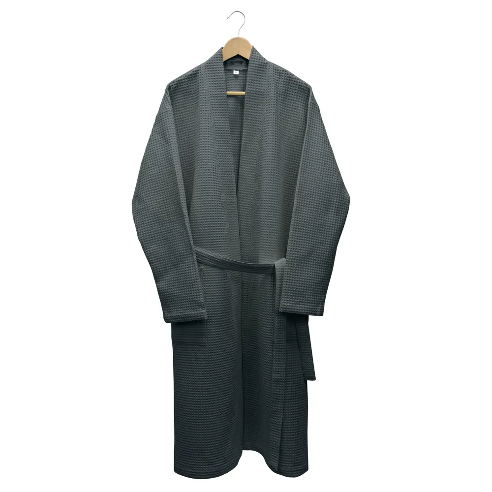 Халат вафельный без капюшона размер M цвет серый Santreyd STLM-2211688