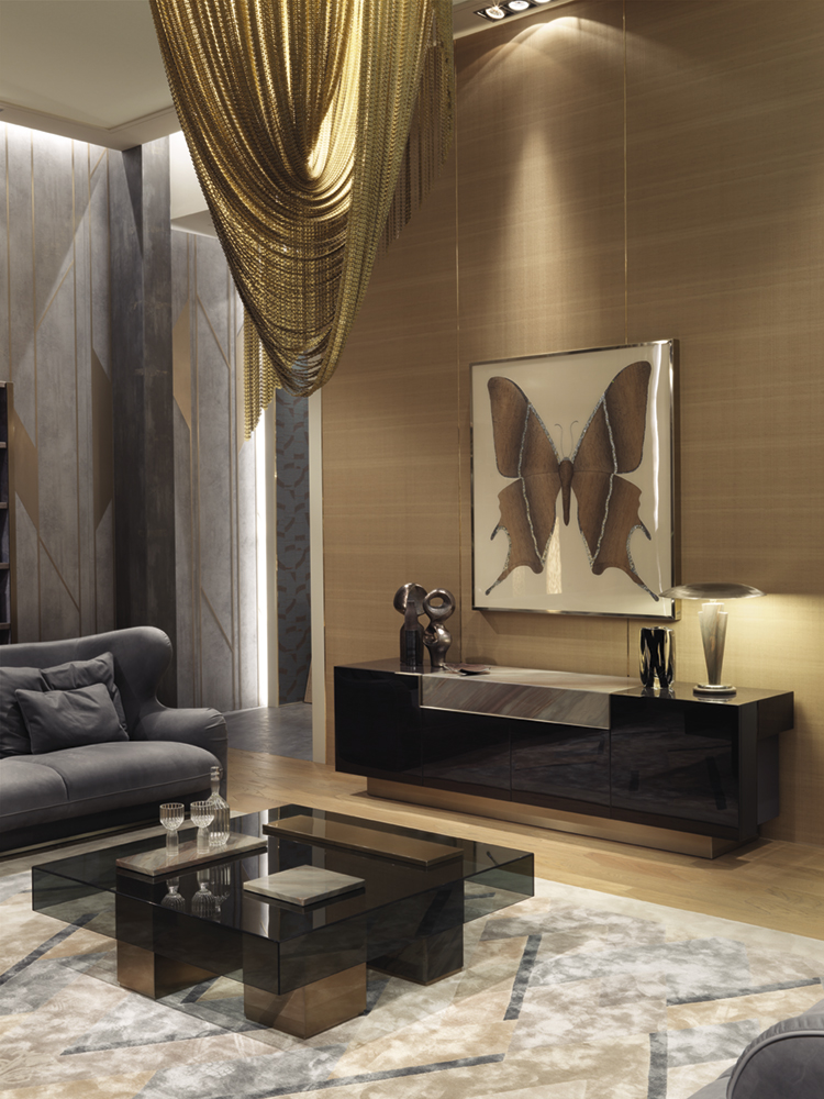 Kallima Произведение искусства из ископаемого дерева Visionnaire  - Вид №2