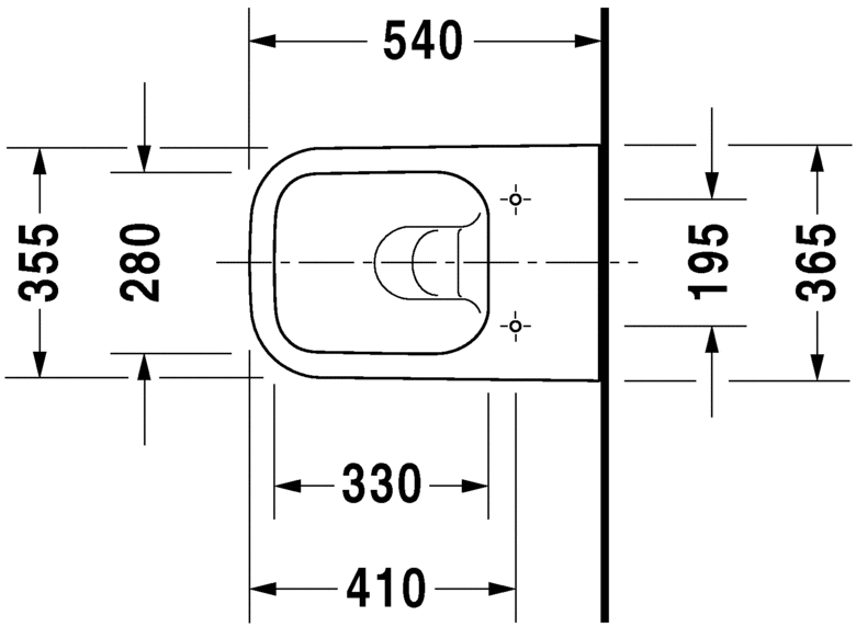 2222098900 Подвесной унитаз настенный Белый Duravit Happy D.2 Германия - Вид №4