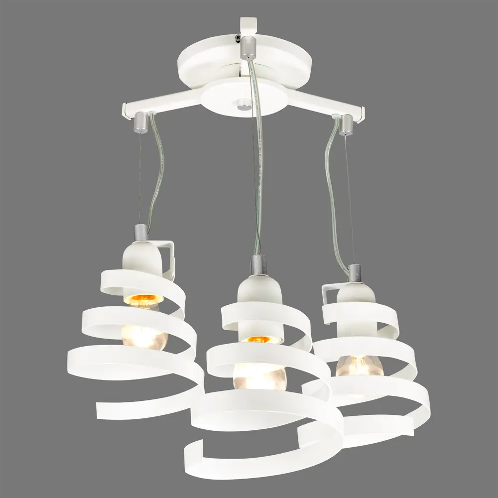 Люстра подвесная Алькор 12 м² цвет белый СВЕТУС STLM-2011072 - Вид №2
