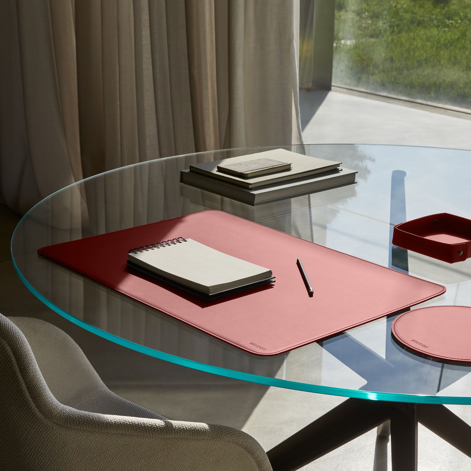 Регенерированный кожаный круглый коврик для мыши EGLOOH ATLANTE ARCH-00149473 - Вид №34