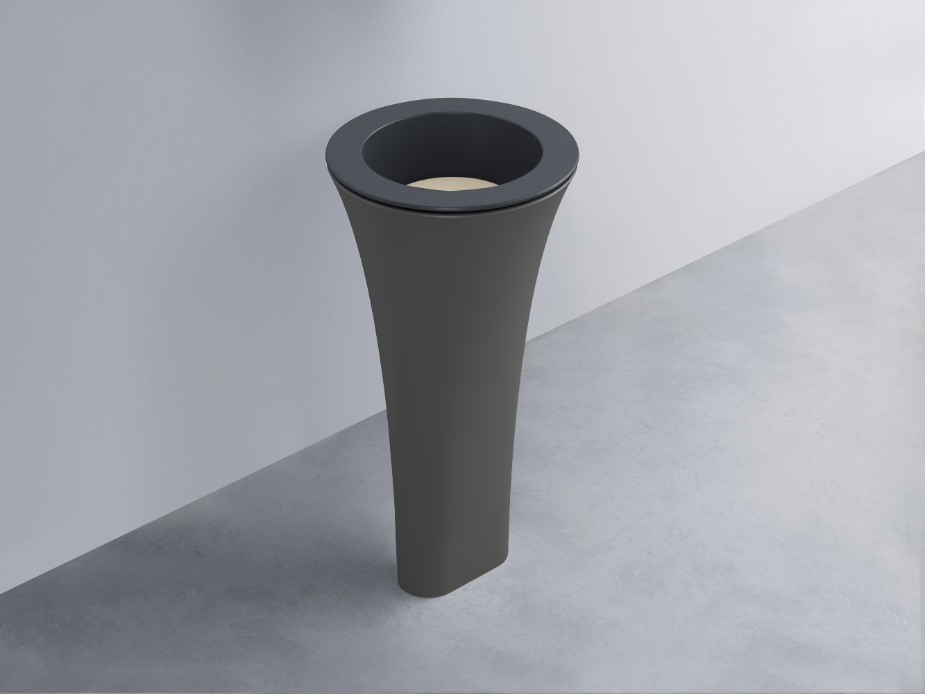 AMLA45-BA+AMPILT-LN+AMCOLT-CM Раковина Amedeo Tondo отдельностоящая cielo Enjoy + Amedeo Ceramica Cielo