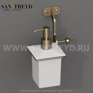 741293 Диспенсер для жидкого мыла, цвет Бронзовый Kerasan ACCESSORIES Италия