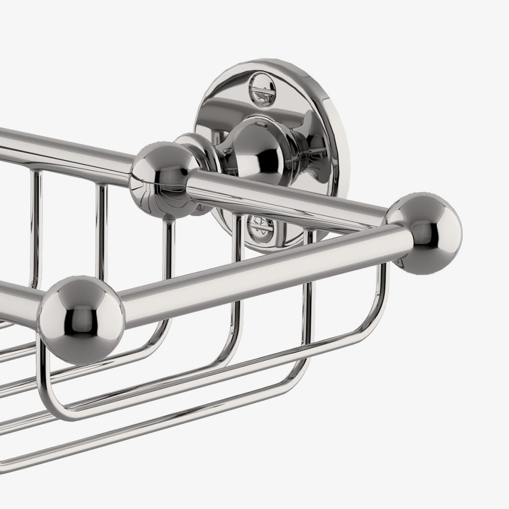 CRBA58 Хрустальная настенная одиночная корзина для мыла Waterworks Crystal - Вид №1