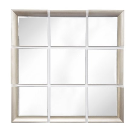 Зеркало с фацетом квадратное Alla PUSHA ДИЗАЙНЕРСКИЕ 062647 Зеркальный  - Вид №1