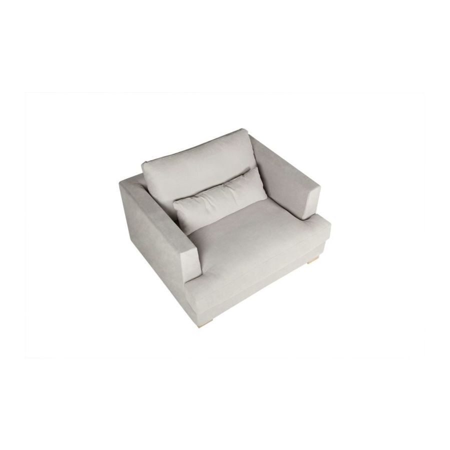 Кресло Brandon, серо-бежевое, 135x108x83/46 см Sits S1079 - Вид №3