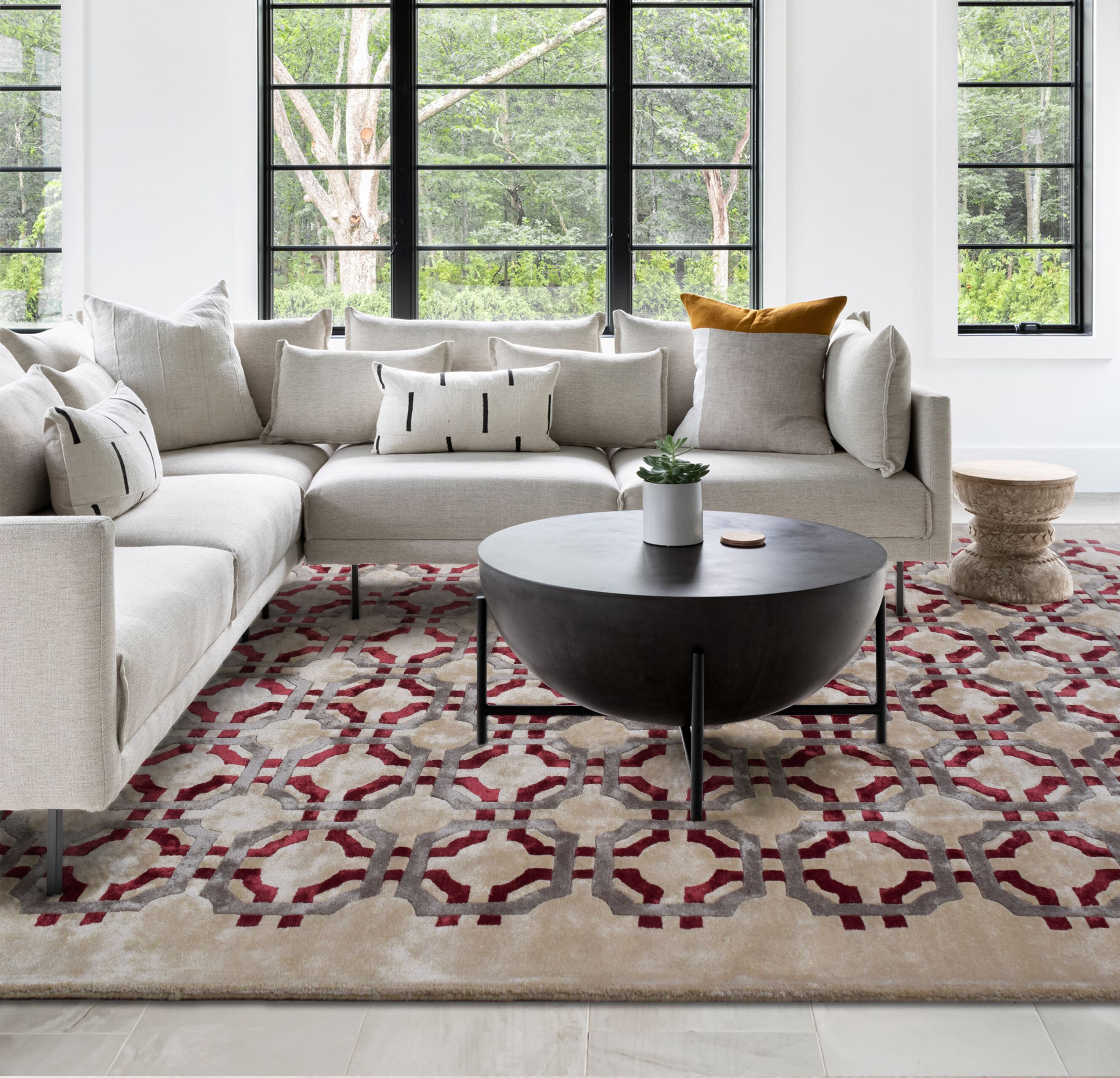 Прямоугольный ковер с длинным ворсом Ademi Exclusive ARCH-00101981 - Вид №2