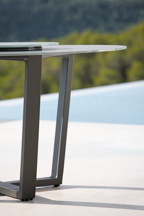 MNST223 Обеденный стол pca white f8 ⌀155см Manutti Fuse - Вид №6