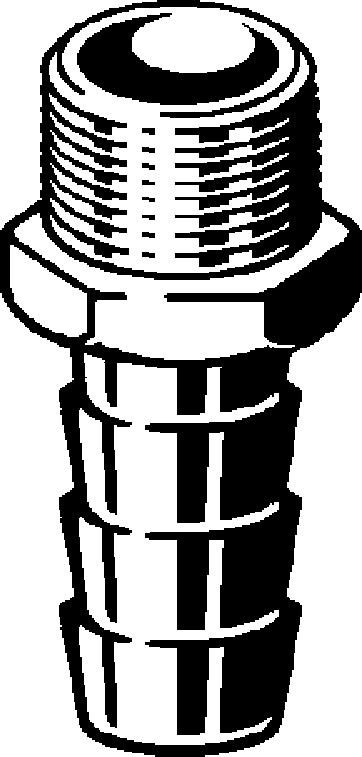 Viega Шланговый штуцер 1845 (140540) 140 540 - Вид №1