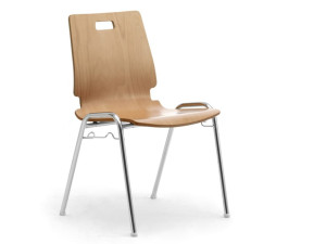 Хромированный и многослойный стальной стул