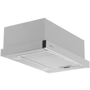 8160079 Вытяжка телескопическая HOMSair FLAT 50 серебристый/серебристый